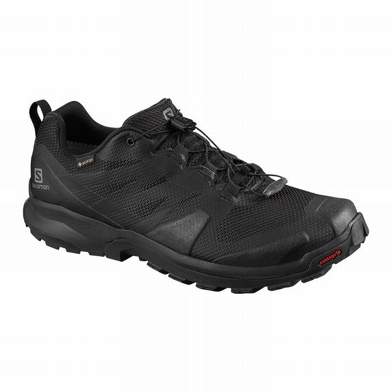 Salomon Singapore Mens Hiking Shoes - XA ROGG GTX Black | 60387-RWEG